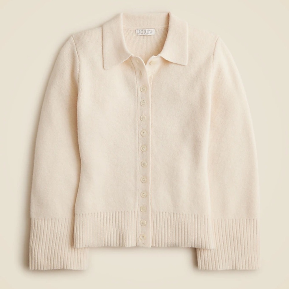 J. Crew Women's Ivory Cardigan